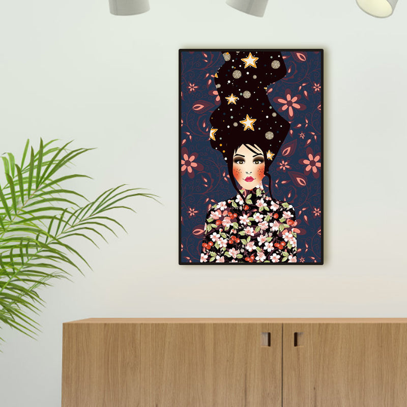 Brehn | Blush Maiden Wandkunst Dekor Pastellfarbe Leinwandmalerei, Texturiert, Mehrere Größen
