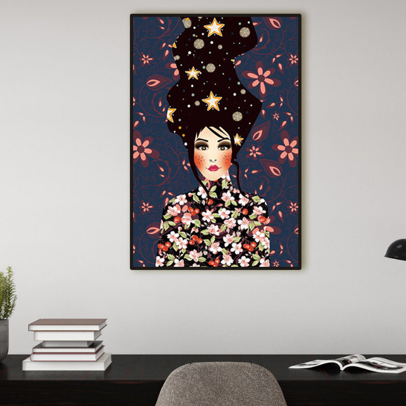 Brehn | Blush Maiden Wandkunst Dekor Pastellfarbe Leinwandmalerei, Texturiert, Mehrere Größen