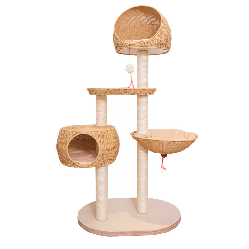 Katzenbaum aus natürlichem Material Brehn
