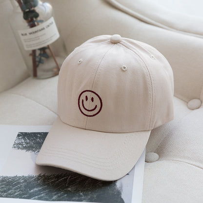 Damen verstellbare Smiley bestickte Kappe Brehn