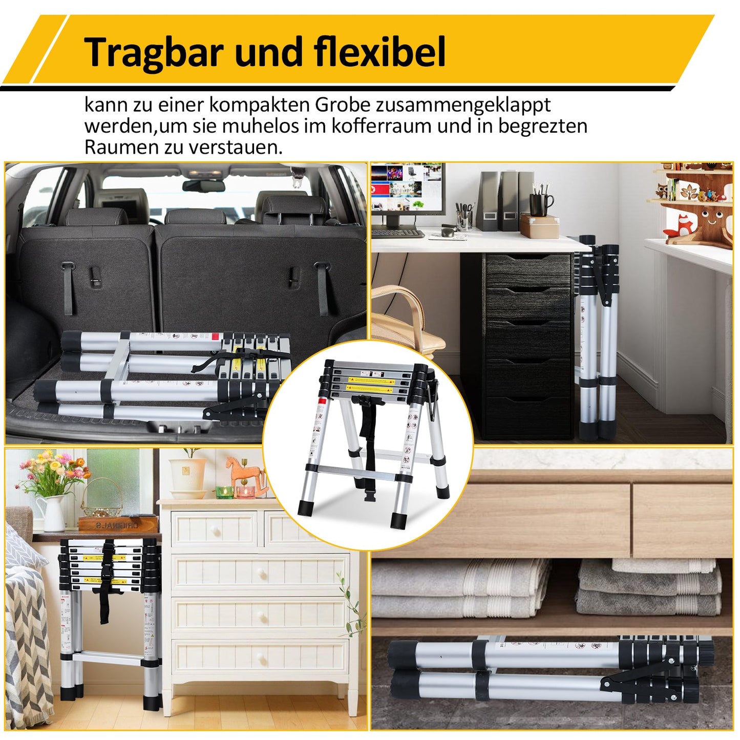 Teleskopleiter Klappleiter A-Rahmen | Brehn