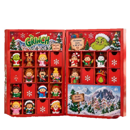 Dekorative Figuren-Adventskalender-Box, Acryl