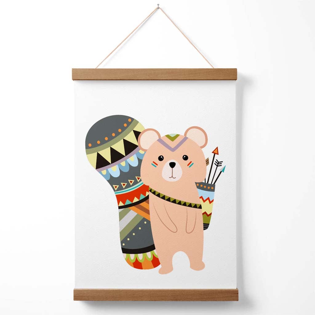 Braunes Eichhörnchen-Poster mit Aufhänger