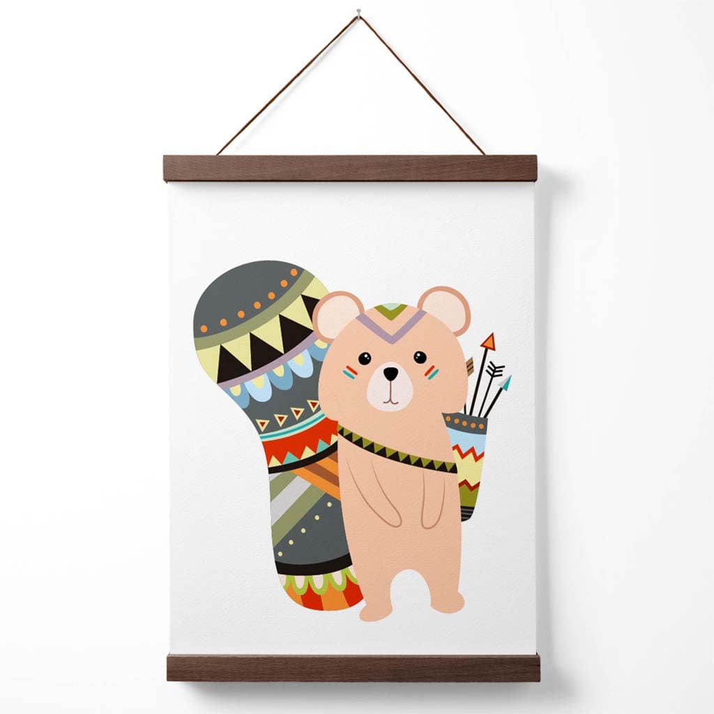 Braunes Eichhörnchen-Poster mit Aufhänger