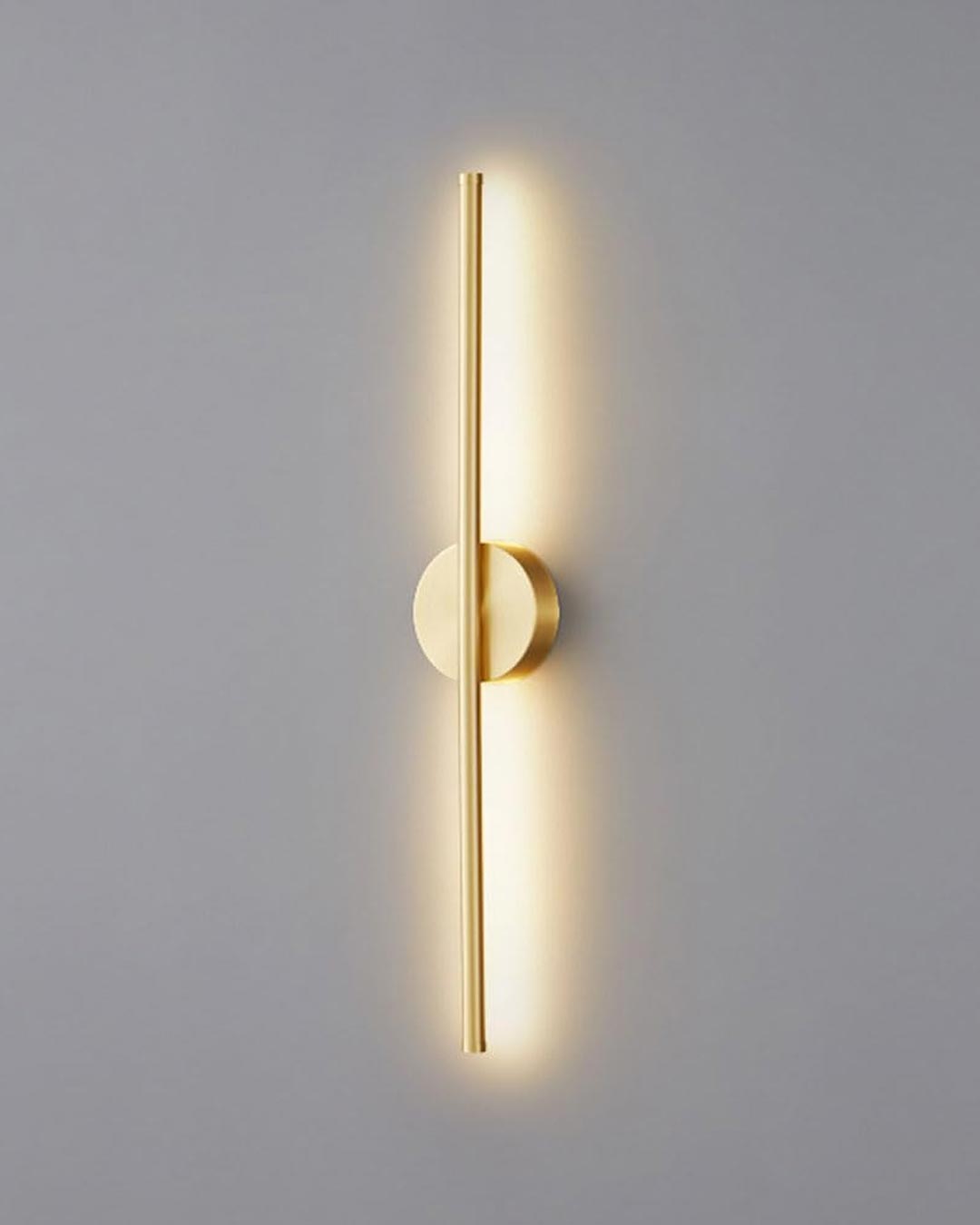 Brehn | Moderne Lineare LED Wandleuchte - Gold