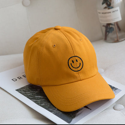 Damen verstellbare Smiley bestickte Kappe Brehn
