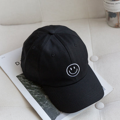 Damen verstellbare Smiley bestickte Kappe Brehn