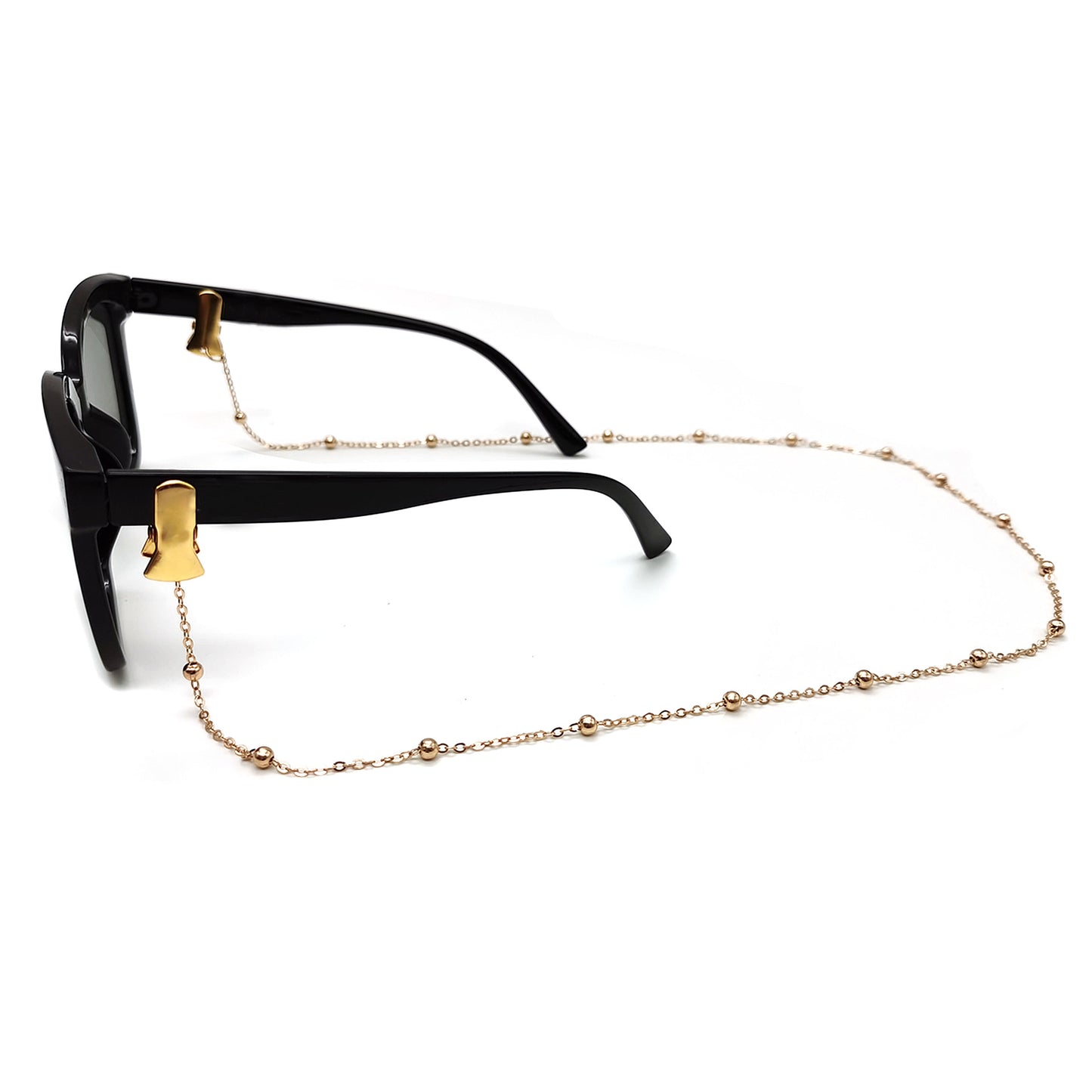 Elegante goldene Kettenbrille Halter Brehn