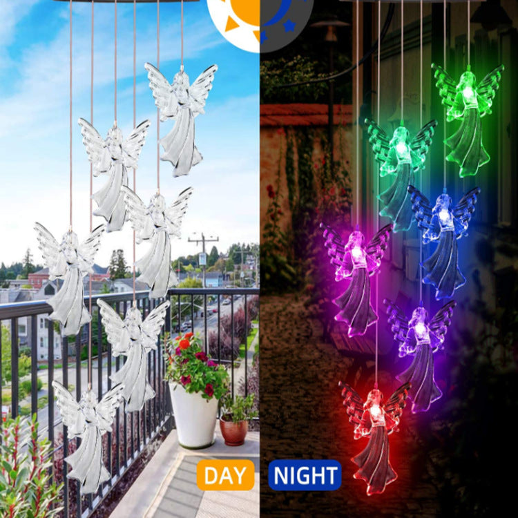 LED Solar Schmetterling Windspiel Garten Hängelampe Brehn