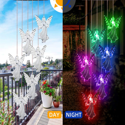 LED Solar Schmetterling Windspiel Garten Hängelampe Brehn