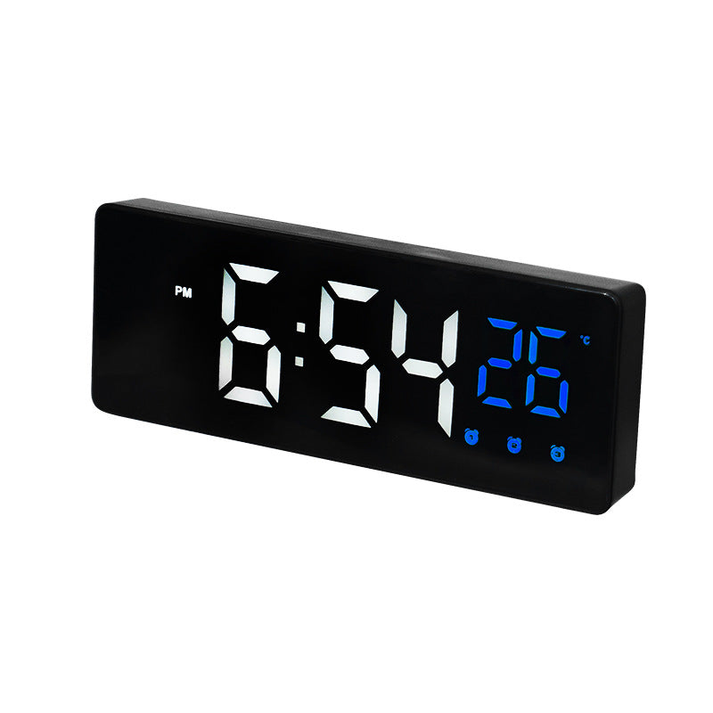 Digitaler Tischwecker mit Temperaturanzeige und Led-Display Brehn