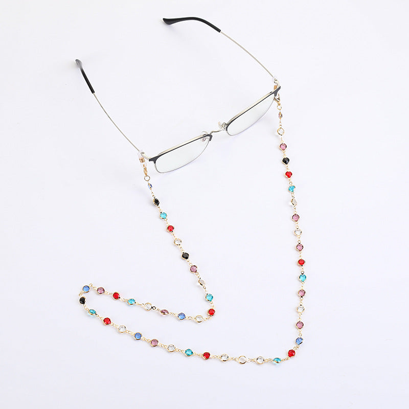 Farbenfrohe Perlen Brille Kette Brehn 1788159666