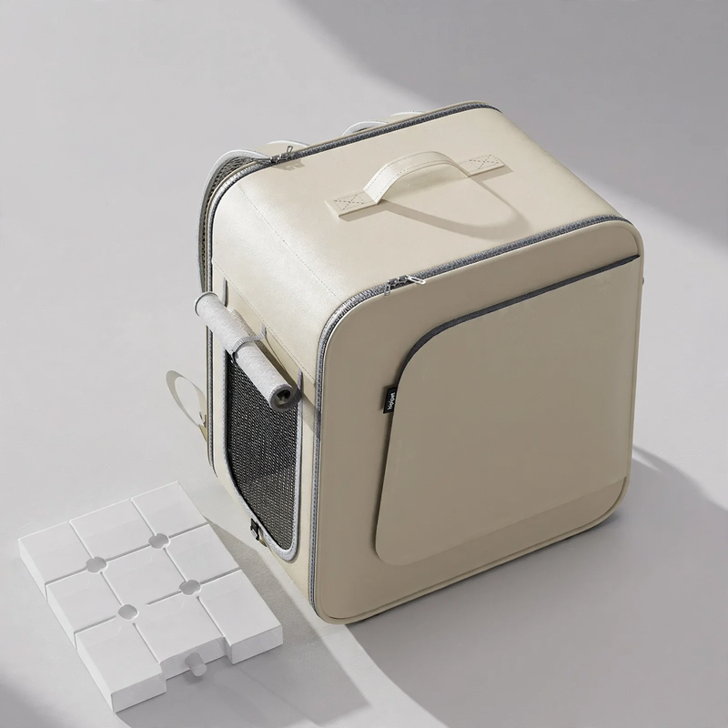Haustier-Transportbox mit Rollen, Oxford-Material