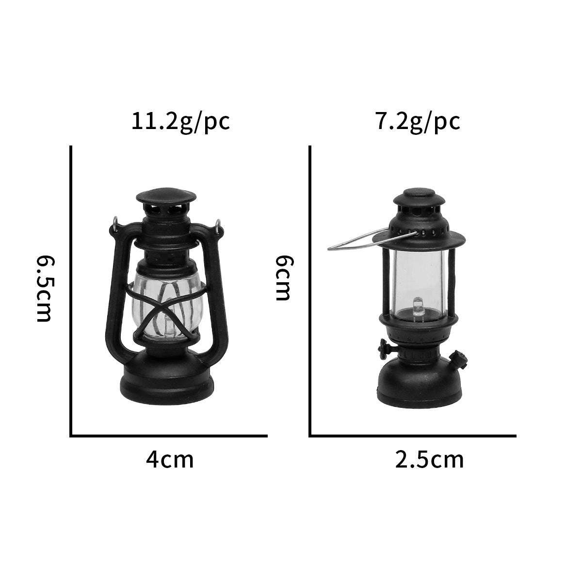 Mini-LED-Laterne im Retro-Stil