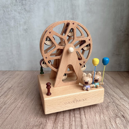Holz-Spieluhr Riesenrad-Design