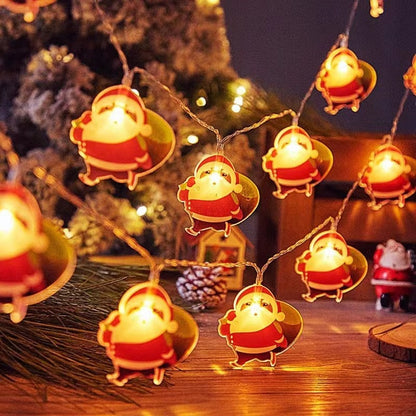 LED-Weihnachts-Lichterkette mit verschiedenen Motiven