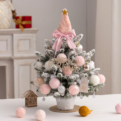 Mini-Weihnachtsbaum mit Schnee-Effekt