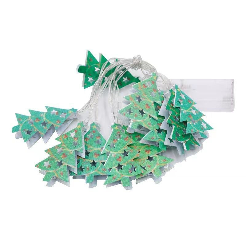 Dekorative LED-Lichterkette mit Eisen-Elementen