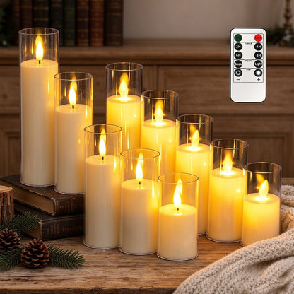 LED-Kerzenset mit Fernbedienung
