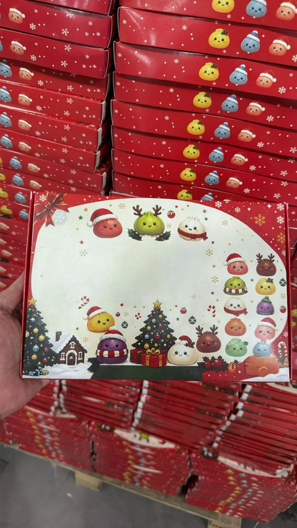Weihnachts-Adventskalender mit TPR-Spielzeug