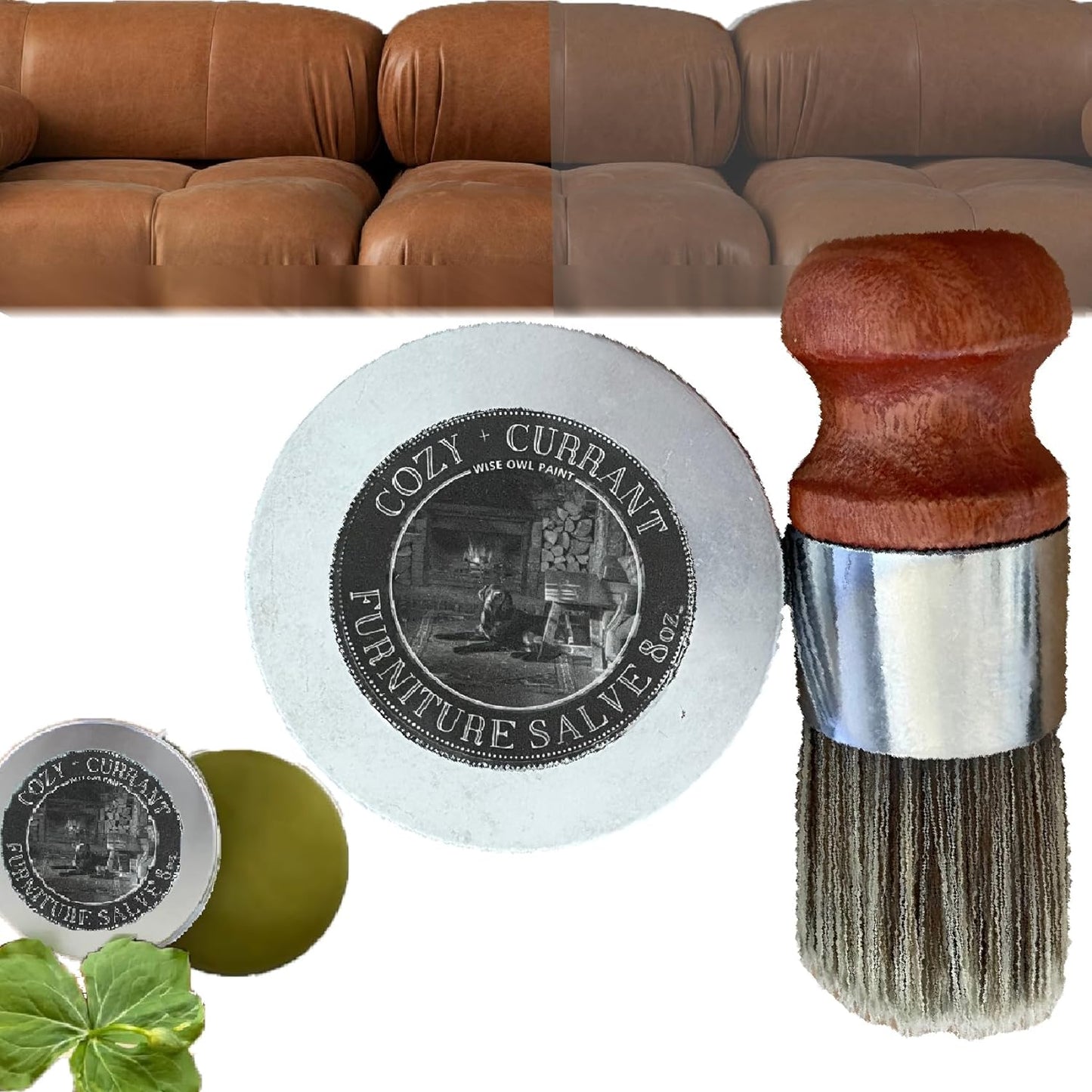 Wise Owl Furniture Salve & Brush | Brehn
