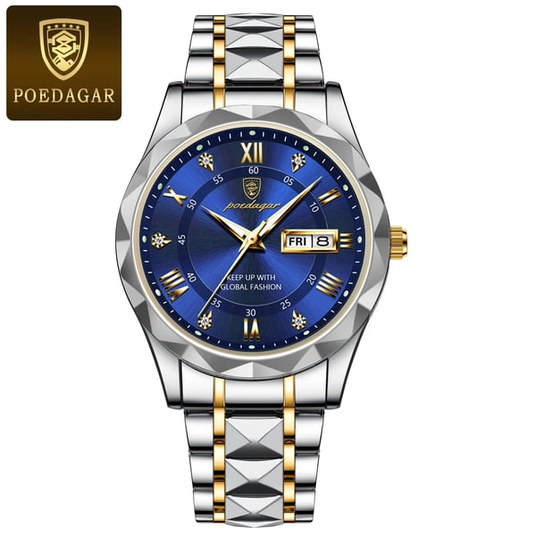 Wasserdichte Luxus-Herrenarmbanduhr einer Top-Marke mit Leuchtfunktion