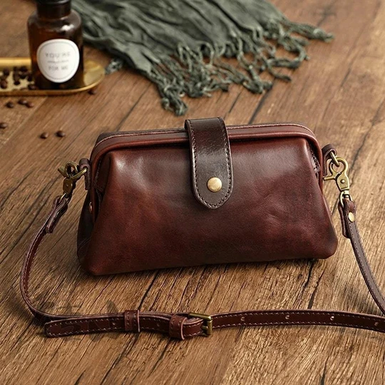 Brehn | Echtes Leder Retro Handmade Tasche