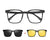Brehn | 3-In-1 Magnetische Sonnenbrille
