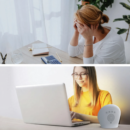 Moderne LED-Lichttherapieleuchte mit drei Farbtemperaturen