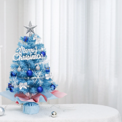 Blauer Mini-Weihnachtsbaum, 45 cm