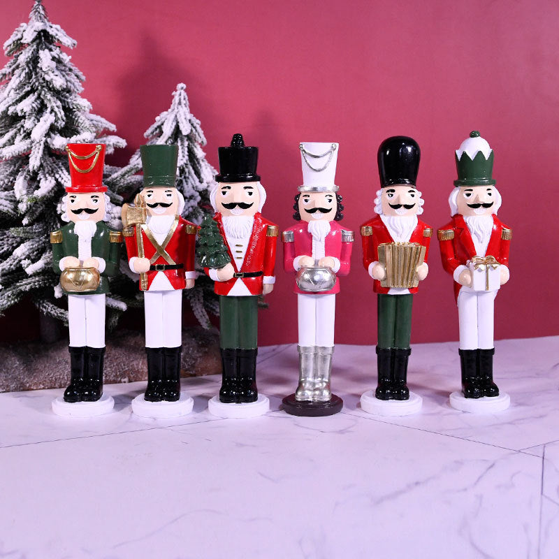 Nussknacker-Soldat, 20,5 cm, modernes Design, Kunstharz
