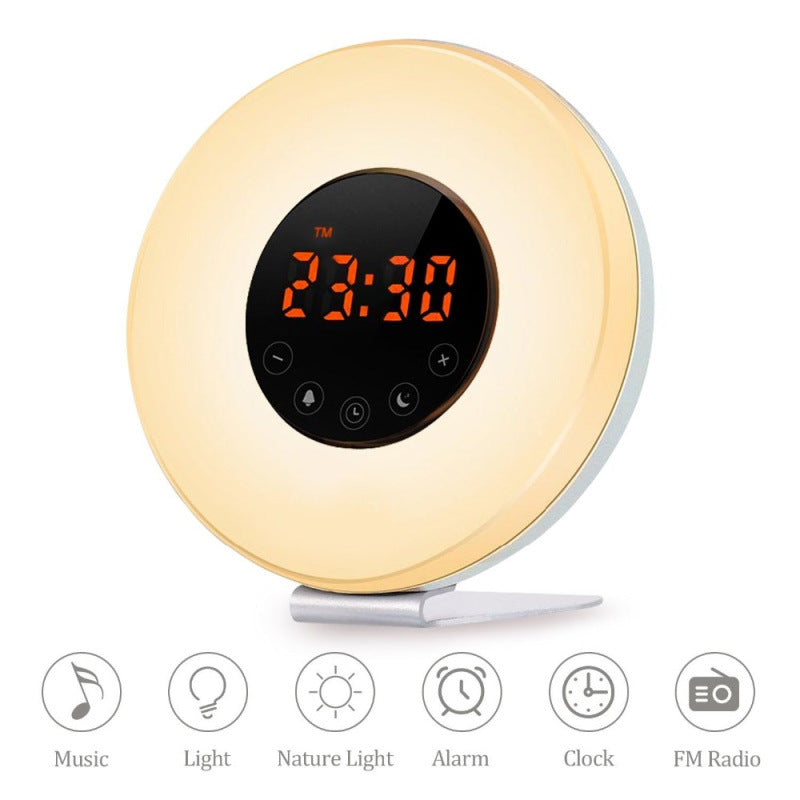LED-Wecklicht mit Sonnenaufgangssimulation und FM-Radio