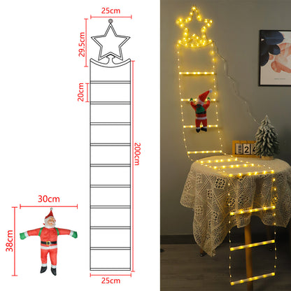 LED-Sternen-Lichterkette, Leiter-Design