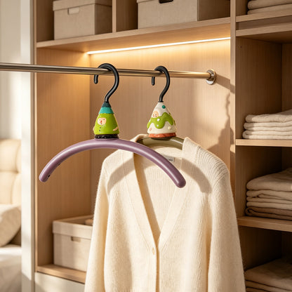 Kleiderbügel mit Waldmotiv, formstabil, ohne Kratzer