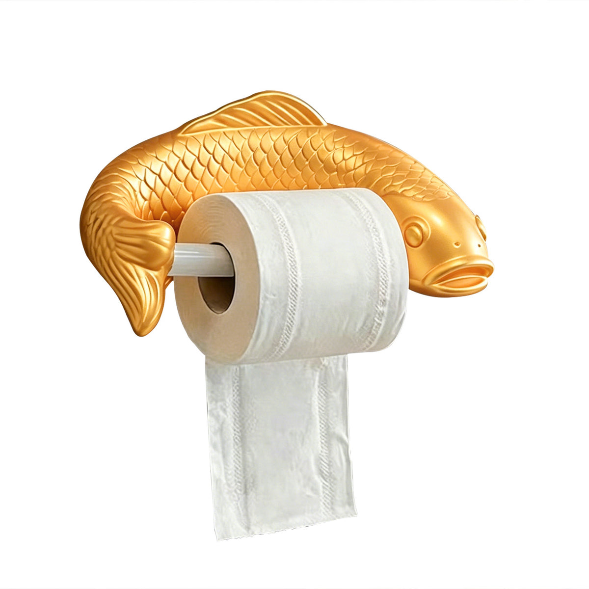 Klopapierhalter Karpfen-Design, wandmontiert, TJ010