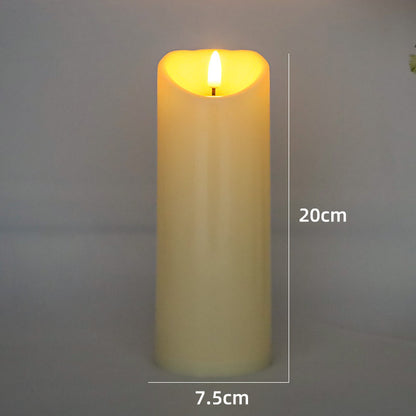 LED-Stumpenkerze mit Flackereffekt