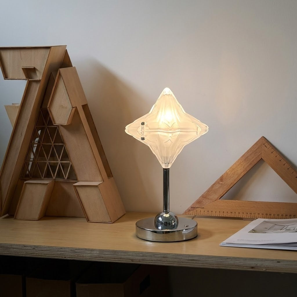 Kristallstern Ambient Touch LED Tischlampe | Brehn