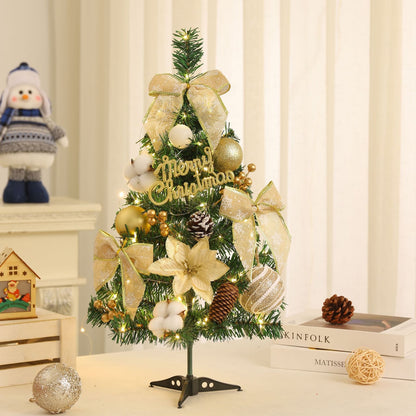 Mini-Weihnachtsbaum, PVC, 60 cm, mit Beleuchtung