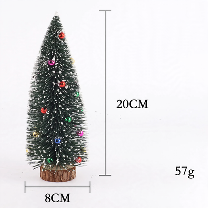 Mini-Weihnachtsbaum aus Kiefernnadeln, verschiedene Farben