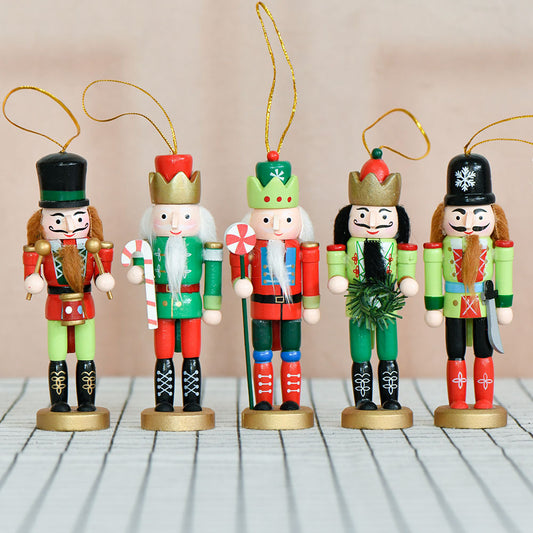 Nussknacker-Holzfiguren-Set, 13 cm