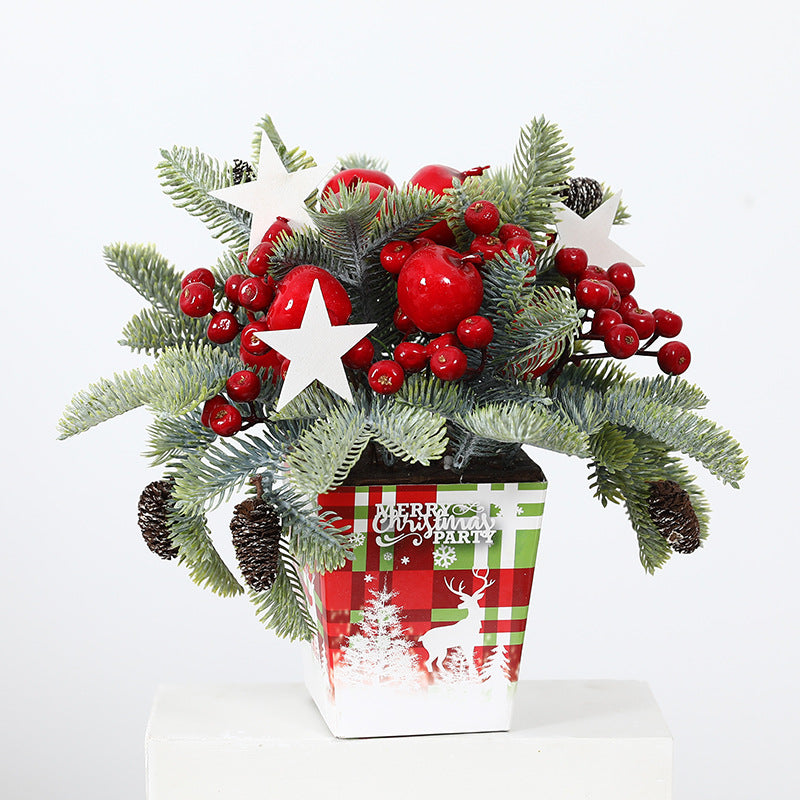 Kleine Tisch-Weihnachtsbaum-Dekoration, 25 cm