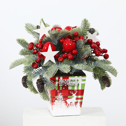 Kleine Tisch-Weihnachtsbaum-Dekoration, 25 cm