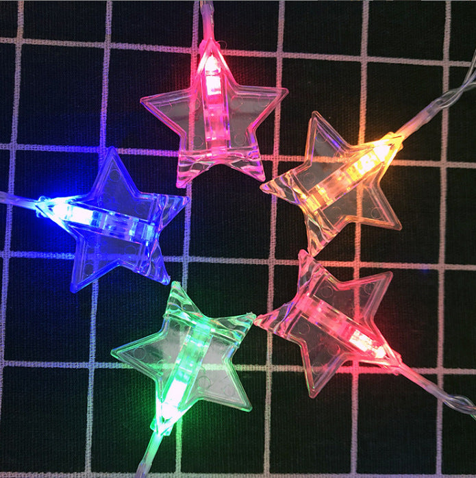 LED-Lichterkette mit Fotoclips für Dekoration