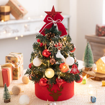 Mini-Weihnachtsbaum-Set für den Tisch