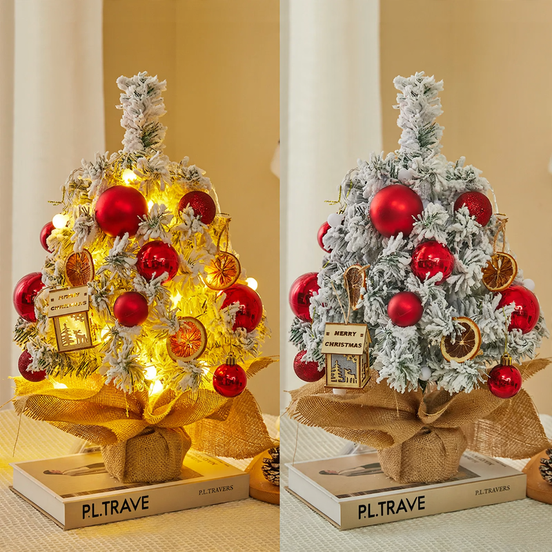 Mini-Weihnachtsbaum mit Beflockung, 45-90 cm