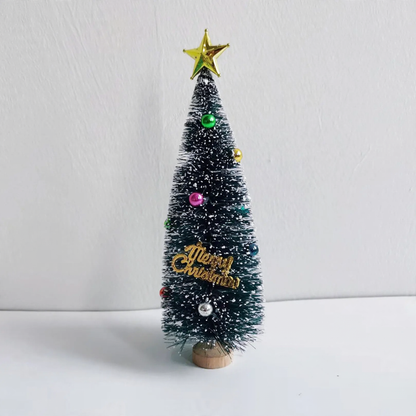 Mini-Weihnachtsbaum-Set mit Perlendekoration