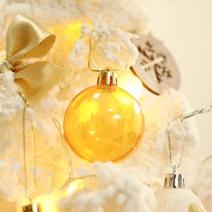 Beflockter Mini-LED-Weihnachtsbaum, 50 cm