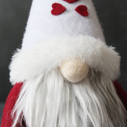 Weihnachtliche Wichtelfigur mit Mütze