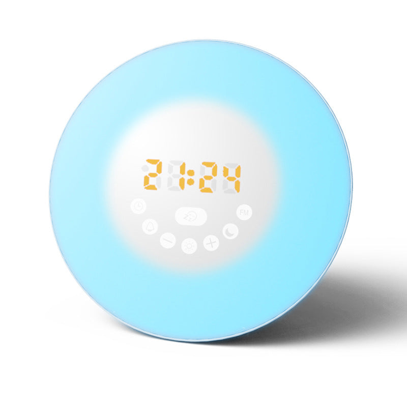 Multifunktionaler LED-Wecker mit Sonnenaufgangs- und Sonnenuntergangssimulation