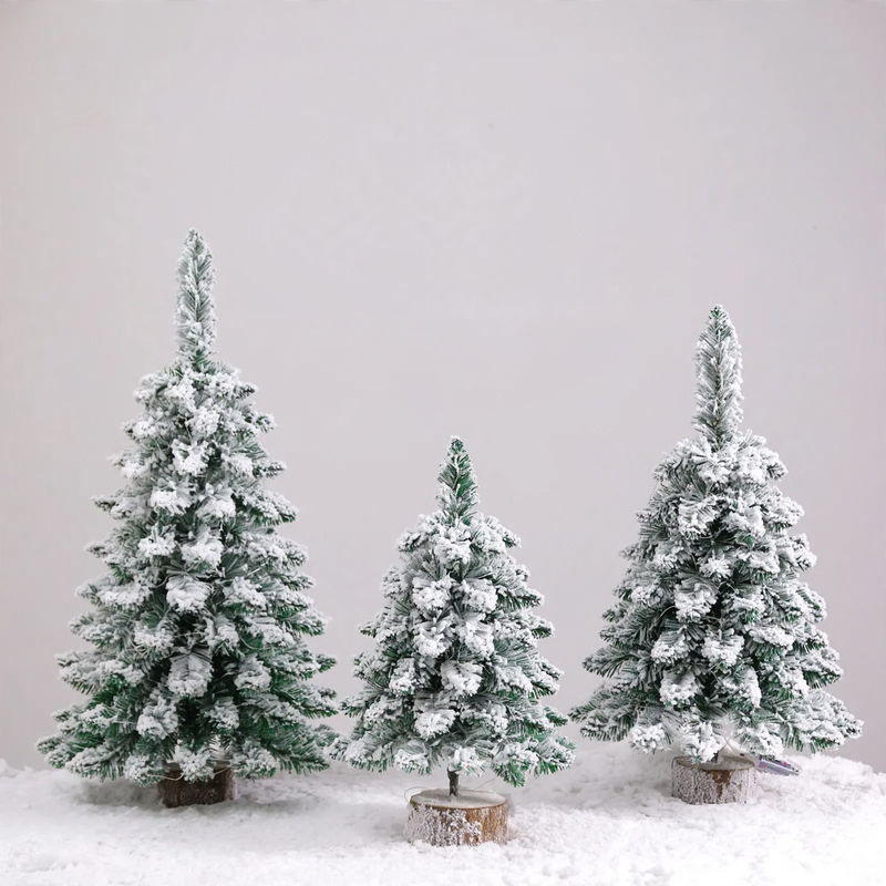 Mini-Weihnachtsbaum mit beflockten Zweigen, 45-75 cm